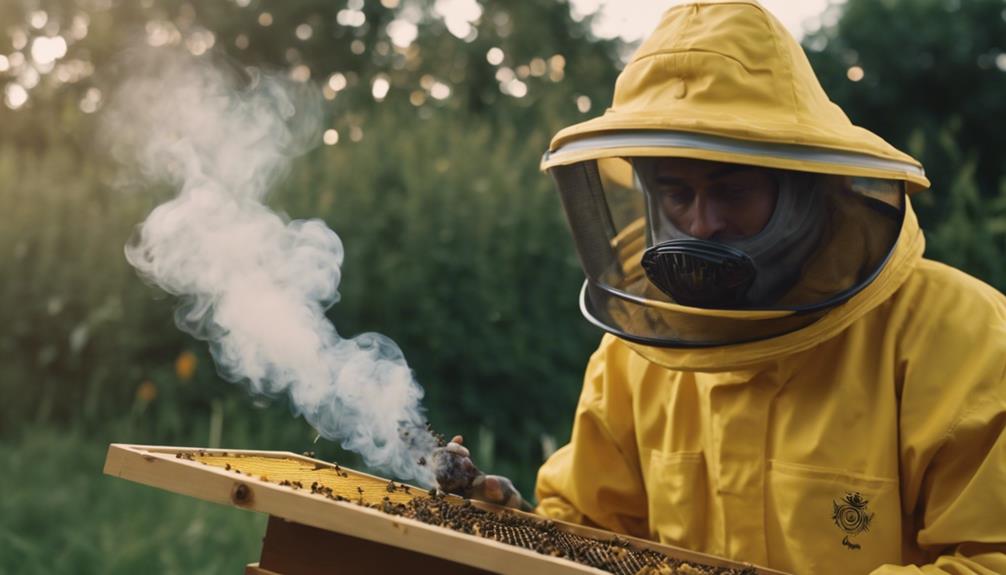 How Does a Smoker Safely Calm Bees?