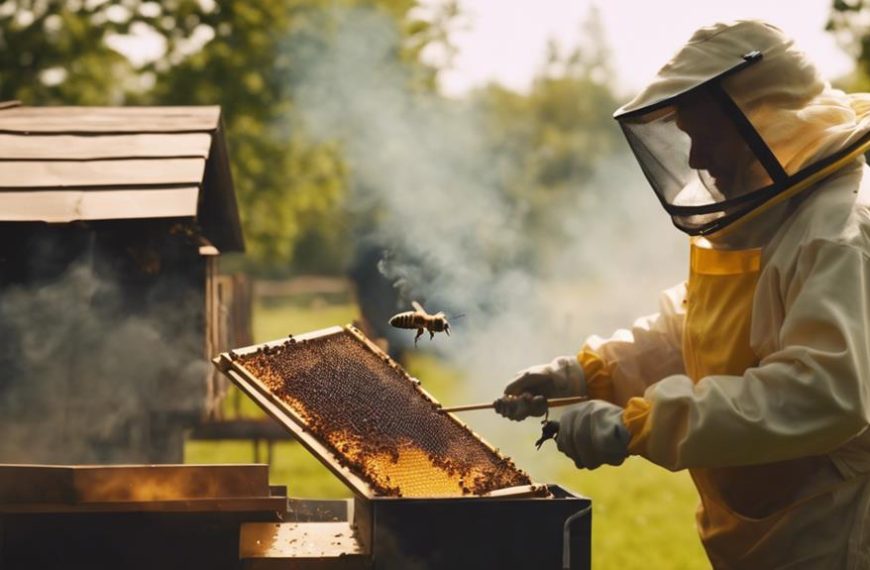 How Does a Smoker Safely Calm Bees?